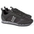 EA7 Iron Gate Black Silver Woven Sneaker x8x027 q226
